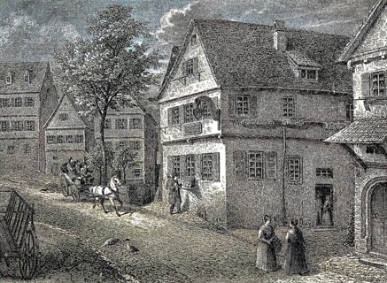 The birthplace of Johann Christoph Friedrich von Schiller, the German poet, philosopher, physician,