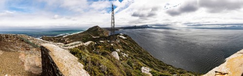 Cape Point at South Africa. The most southern point of the African continent