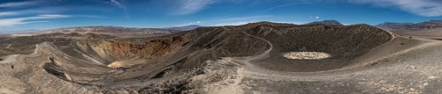 Panorama of Little Hebe and Ubehebe Crater, Death Valley National Park