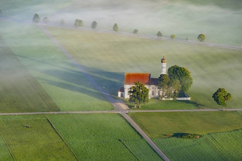 Pilgrimage church of St Coloman, Konigswinkel, Ostallgäu, Allgäu, Bavaria, Germany, Europe