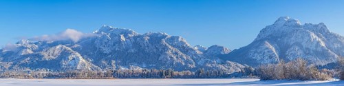 Neuschwanstein Castle near Hohenschwangau, Romantic Road, Ostallgäu, Bavaria, Germany, Europe