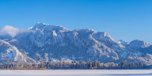 Neuschwanstein Castle near Hohenschwangau, Romantic Road, Ostallgäu, Bavaria, Germany, Europe