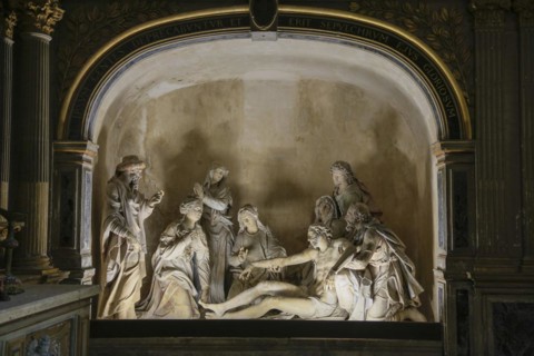 Chapelle du Grand Sepulcre, Chapel of the Great Entombment, Romanesque-Gothic cathedral of