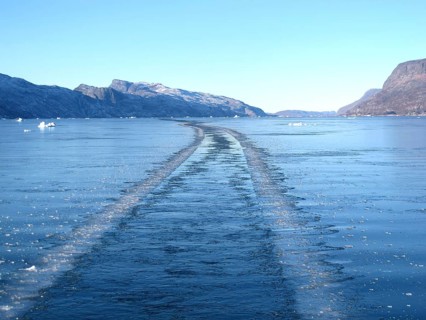 Southwest Greenland, taken from aboard the SS Rembrandt van Rijn