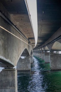 Storebaeltsbro Nyborg, Sund Bridge Fyn-Sjaelland, Fyn-Sealand, railway and motorway bridge, Great