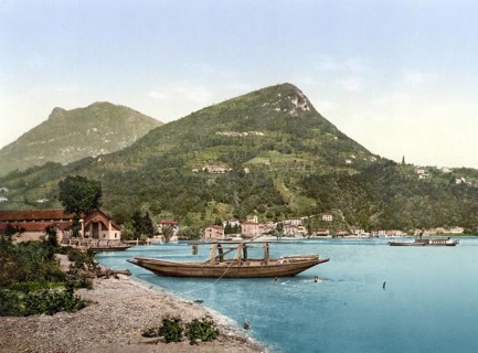 Lugano, Cassarate und Monte Brè, Tessin, Schweiz / Lugano, Cassarate and Monte Brè, Switzerland,