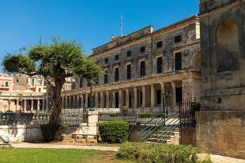 Governor's Palace, Old Palace in Kerkyra, Corfu