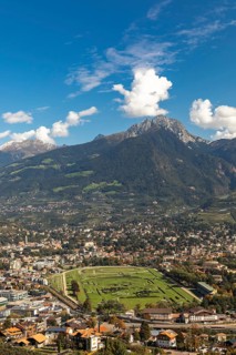On the Marlinger Waalweg via Merano, South Tyrol