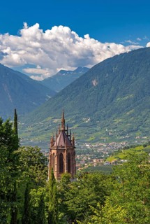 Mausoleum of Archduke Johann of Austria in Schenna near Meran, South Tyrol
