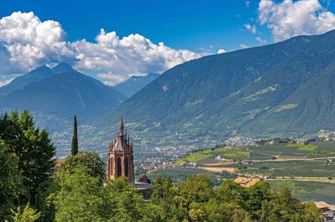 Mausoleum of Archduke Johann of Austria in Schenna near Meran, South Tyrol