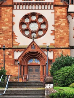 St Lutwinus Church in Mettlach is a Catholic parish church built in the neo-Gothic style. The