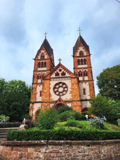 St Lutwinus Church in Mettlach is a Catholic parish church built in the neo-Gothic style. The