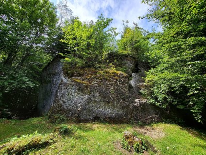 The Dengelstein (also: Denkelstein) is a boulder in the Kempten Forest. Betzenried, Durach,