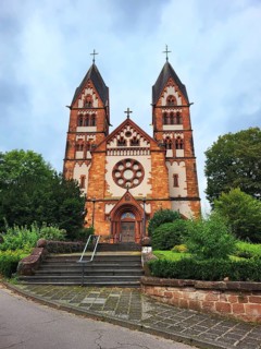 St Lutwinus Church in Mettlach is a Catholic parish church built in the neo-Gothic style. The