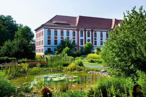 The Cistercian monastery of St Marienstern (sorb. Marijina HwÄ›zda) is located on the Klosterwasser