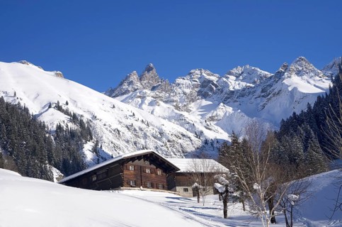 Traditional farmhouse in small villlage of
