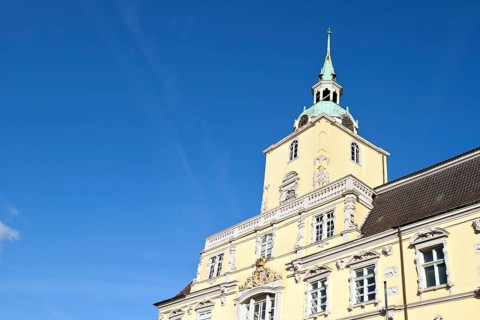 Oldenburg Castle, landmark of the city of Oldenburg, Lower Saxony Oldenburg castle, landmark of the