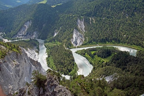 Rhine Gorge, Switzerland, Europe