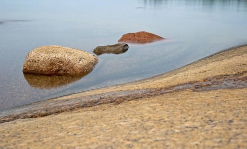 Steine im Wasser