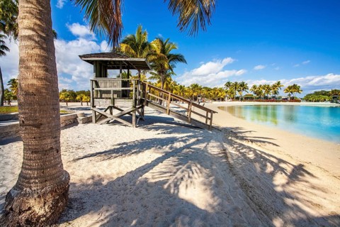 The Round Beach at Matheson Hammock County Park Miami Florida
