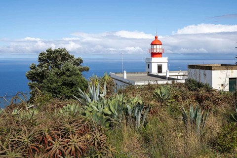 Lighthouse at Ponta do Pargo, Madeira, Portugal, Europe