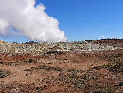 The Gunnuhver high-temperature area in Iceland