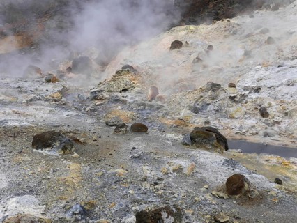 Seltun solfatar field in the Krysuvik volcanic system in the south of the Reykjanes peninsula in