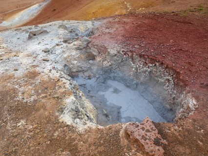 Seltun solfatar field in the Krysuvik volcanic system in the south of the Reykjanes peninsula in