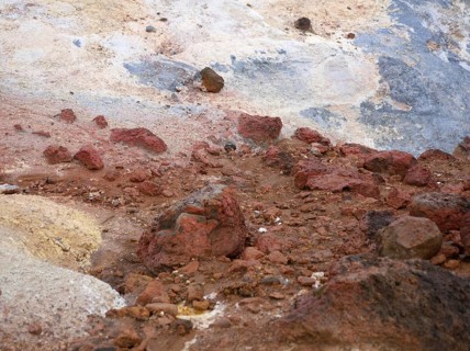 Seltun solfatar field in the Krysuvik volcanic system in the south of the Reykjanes peninsula in