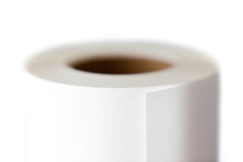 Detail of a printer paper roll