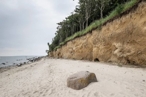 Steep coast, Poel Island, Mecklenburg-Western Pomerania, Germany, Europe