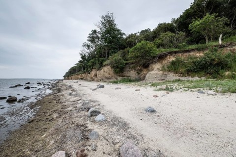 Steep coast, Poel Island, Mecklenburg-Western Pomerania, Germany, Europe