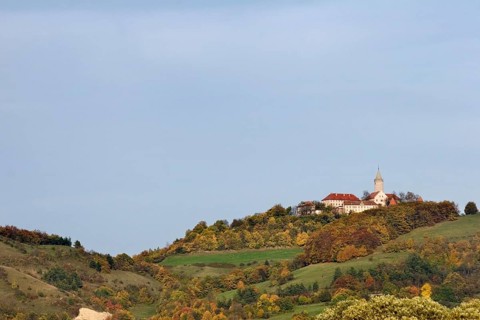 The Leuchtenburg castle near Jena near Kahla in Saaleholzland in autumn