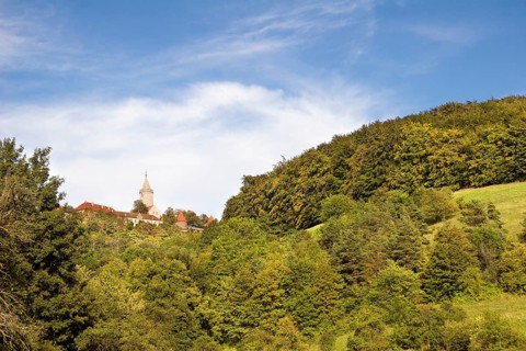 The Leuchtenburg castle near Jena near Kahla in Saaleholzland
