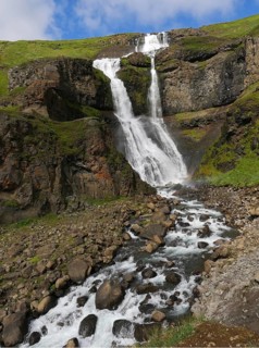 The Rjukandi waterfall in the north-east of Iceland