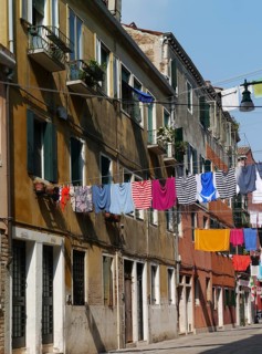 Alley in the Castello district of Venice