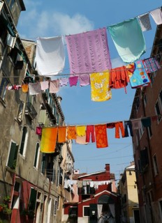 Clothesline in Venice
