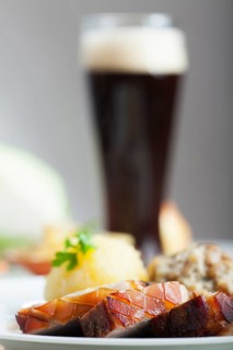 Bavarian roast pork and wheat beer