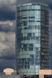 LVR Tower, Cologne Triangle, headquarters of the European Aviation Safety Agency, EASA, and Hyatt
