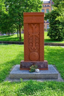 Memorial to the Victims of the Armenian Genocide, Halle an der Saale, Saxony-Anhalt, Germany,