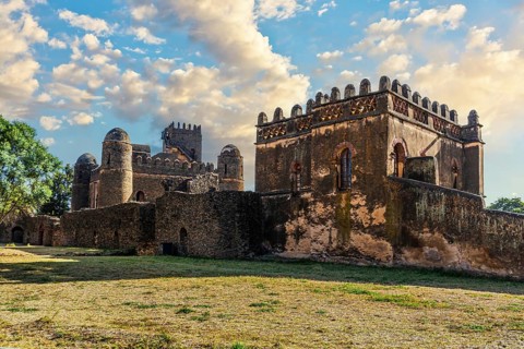 Fasilides Castle, founded by Emperor Fasilides in Gondar, once the old imperial capital and capital