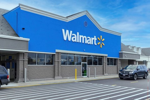 Walmart store exterior in Framingham, MA