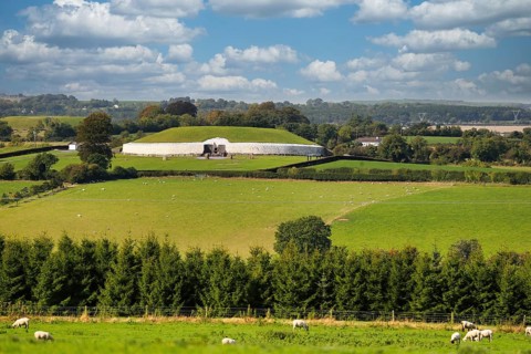 Newgrange, a prehistoric monument built during the Neolithic period, one of the most popular
