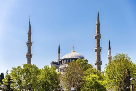 Blue Mosque or Sultanahmet Camii in Istanbul