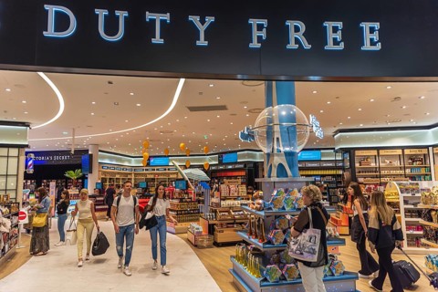 French Duty Free area at Roissy Charles de Gaulle International Airport