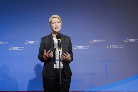 Manuela Schwesig, SPD, Minister President of Mecklenburg-Western Pomerania, President of the