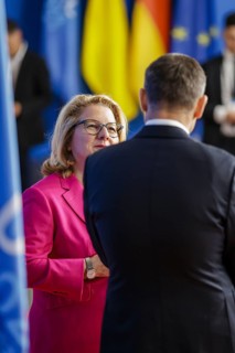 Ukraine Recovery Conference URC. Svenja Schulze (SPD), Federal Minister for Economic Cooperation