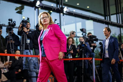 Ukraine Recovery Conference URC. Svenja Schulze (SPD), Federal Minister for Economic Cooperation