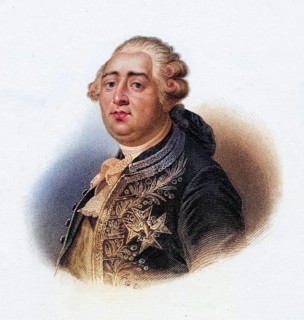 Louis XVI, 1754-179, King of France 1774-1792, digitally restored reproduction from a 19th century