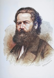 Henrik Ibsen 1828 1906 Norwegian playwright from a portrait dated about 1858 from Henrik Ibsen's